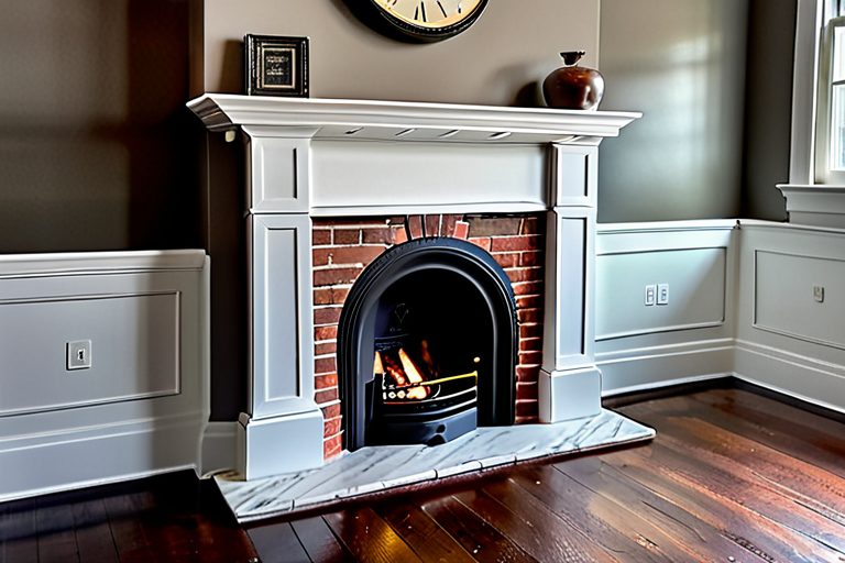 Brick Fireplace Fishtown